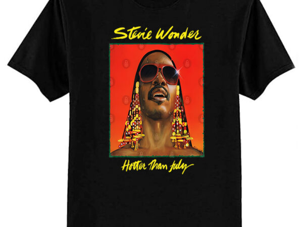 Stevie wonder hotter than july t-shirt