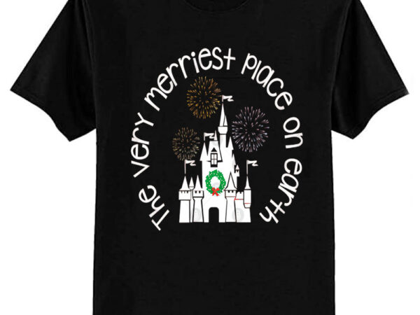 Very merry christmas castle t-shirt