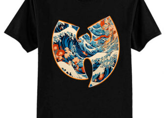 wutang – with Japanese beach waves T-Shirt