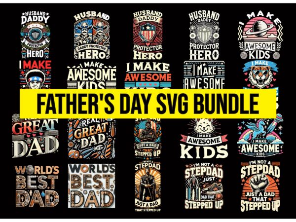 Father’s day png bundle t shirt graphic design