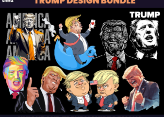 Donald Trump Design Bundle, trump tshirt design, sublimation design, dtf transfer, dtg transfer, graphic tees, png, svg