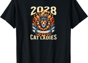 2028 Evolution of the Cat Ladies T-Shirt