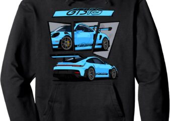 911 gt3 rs car Pullover Hoodie