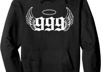 999 Angel Number Pullover Hoodie