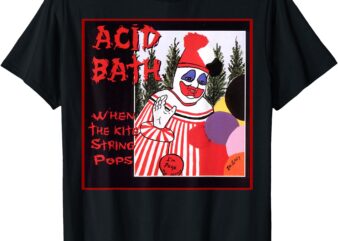 Acid Baths Album When the Kite String Pops T-Shirt