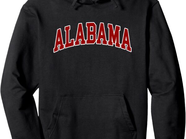 Alabama – throwback design print – classic pullover hoodie