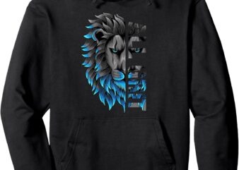 All Grit Retro Lion Lover women men Kid Pullover Hoodie