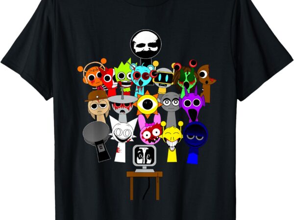 All sprunki phase 2 horror evil scary sprunki boys girls t-shirt