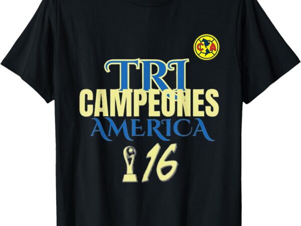 America tricampeon. amame mas t-shirt