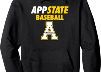 App State Baseball Mountaineers Sports Fan Pullover Hoodie