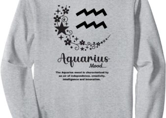 Aquarius Mood Sweatshirt