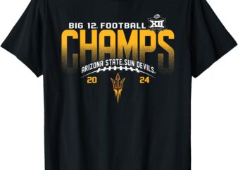 Arizona State Sun Devils Big 12 Champs 2024 Football Icon T-Shirt