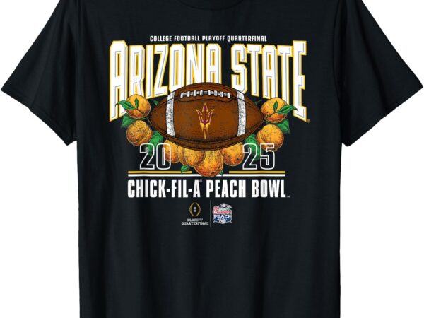 Arizona state sun devils peach bowl cfp 2024-25 retro t-shirt