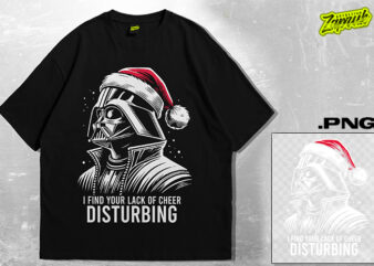 Darth Vader Star Wars Funny Humorous Jokes Christmas T-shirt Design