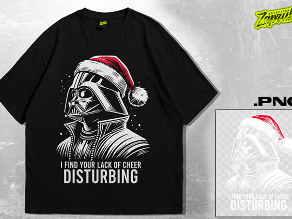 Darth vader star wars funny humorous jokes christmas t-shirt design