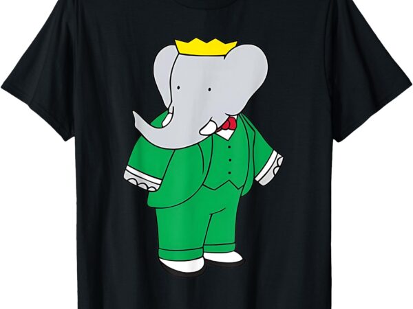 Babar the elephant plush essential kids and adults t-shirt