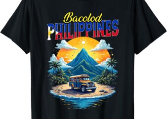 Bacolod Philippines Vacation Souvenir Filipino Pride T-Shirt