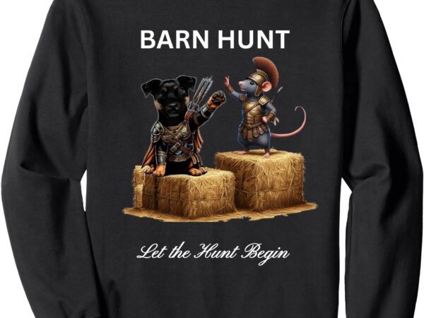 Barn hunt lover – cute warrior rat and jack russell terrier sweatshirt