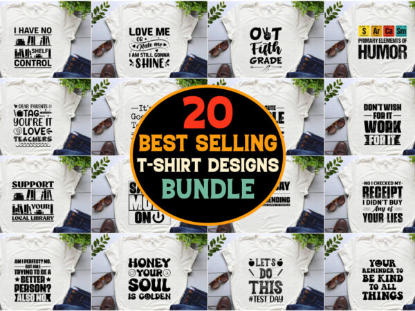 Best selling t-shirt design bundle