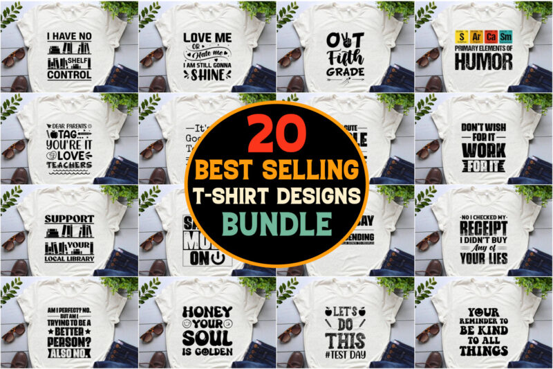 Best Selling T-Shirt Design Bundle