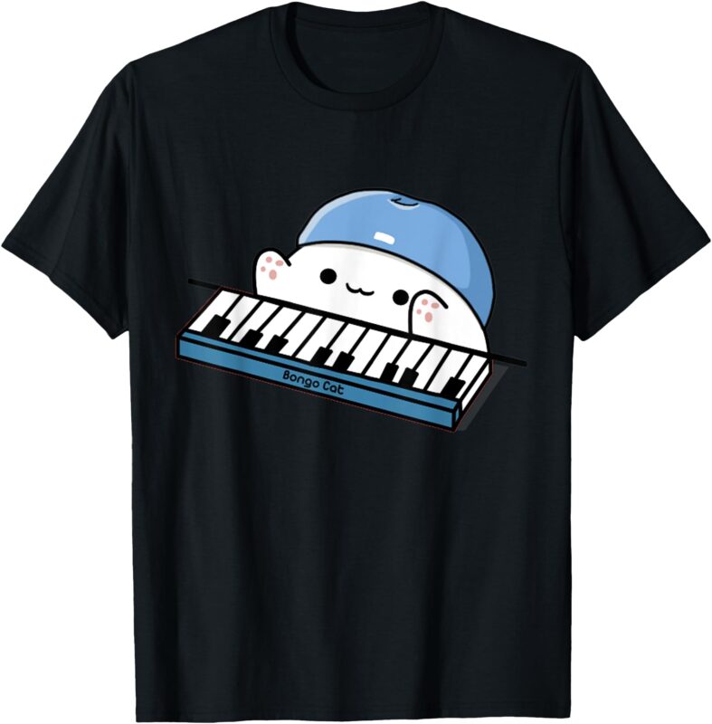 Bongo Cat K-Pop Meow Logo T-Shirt