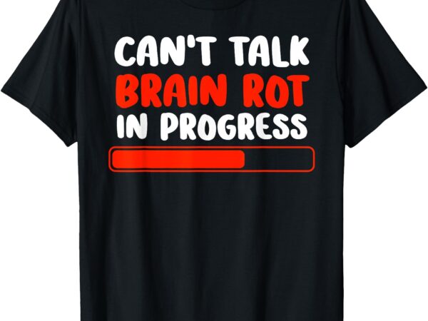 Brain rot shirt for kids brainrot word of the year gamers t-shirt