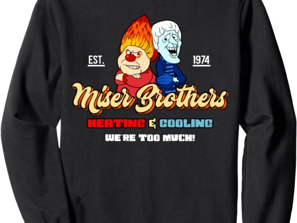 Brothers heating & cooling christmas sweatshirt