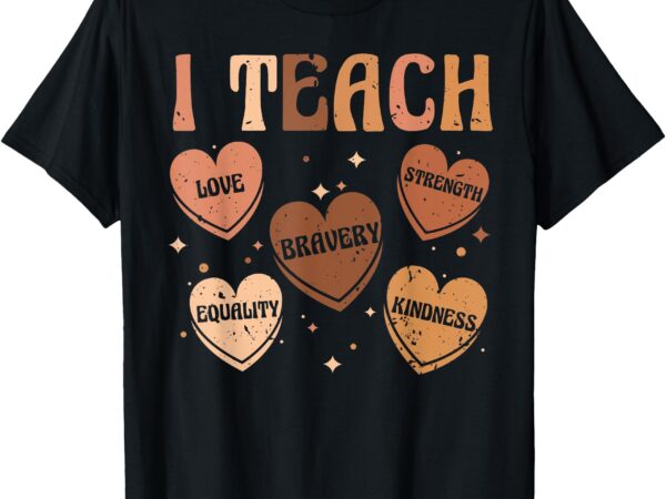 Celebrate black history month i teach black history teacher t-shirt