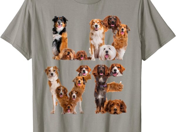 Celebrate furry dogs with unique dog mom & dog dad merch t-shirt