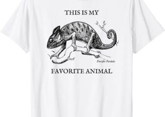 Chameleons Are My Favorite Animal T-Shirt