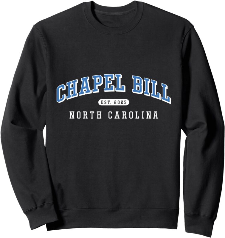 Chapel Bill Tee – North Carolina Fan Merch Sweatshirt