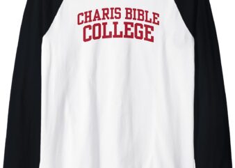 Charis Bible College Apparel Sports Fan Raglan Baseball Tee