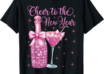 Cheer To The New Year Happy New Year 2025 Party T-Shirt