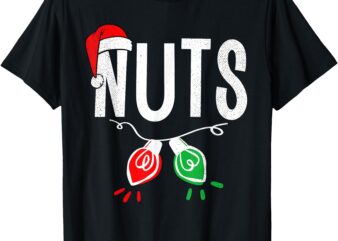 Chest Nuts Matching Chestnuts Funny Christmas Couples Nuts T-Shirt