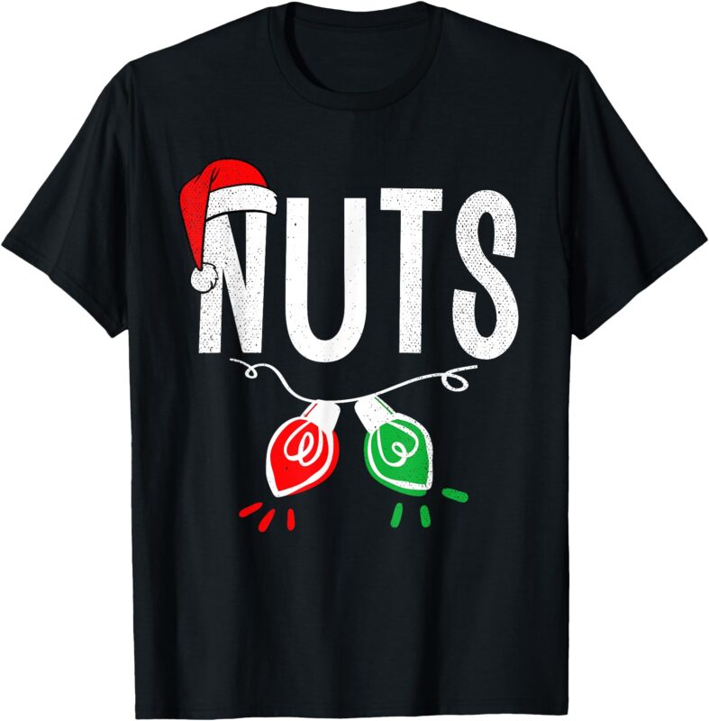 Chest Nuts Matching Chestnuts Funny Christmas Couples Nuts T-Shirt