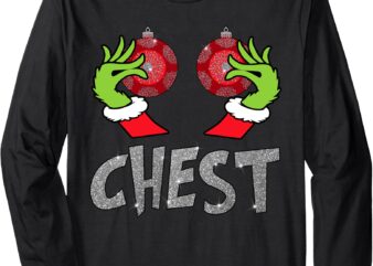 Chest Nuts Matching Chestnuts Xmas Christmas Couples Women Long Sleeve T-Shirt