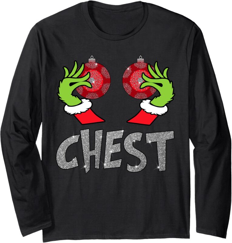 Chest Nuts Matching Chestnuts Xmas Christmas Couples Women Long Sleeve T-Shirt