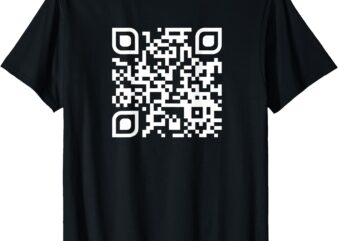 Christmas Santa Funny Dancing QR Scan Code T-Shirt