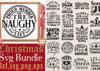 Christmas T-shirt Bundle Christmas Svg Bundle