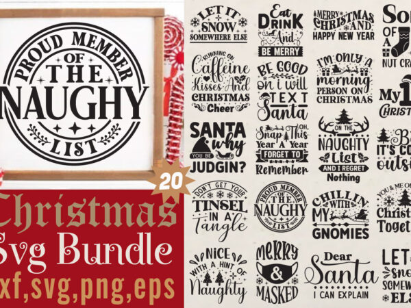 Christmas t-shirt bundle christmas svg bundle