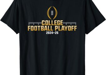 College Football Playoff 2024-25 Front_Back 12 Team Bracket T-Shirt