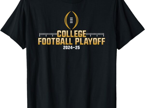 College football playoff 2024-25 front_back 12 team bracket t-shirt