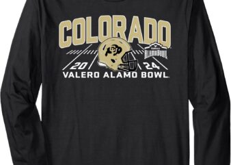 Colorado Buffaloes Alamo Bowl 2024 Football Long Sleeve T-Shirt