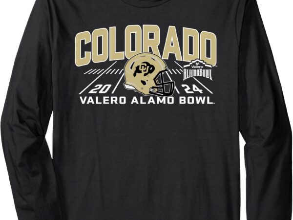 Colorado buffaloes alamo bowl 2024 football long sleeve t-shirt