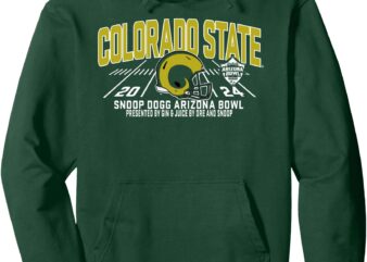 Colorado State Rams Arizona Bowl 2024 Football Pullover Hoodie