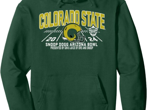 Colorado state rams arizona bowl 2024 football pullover hoodie t shirt vector file