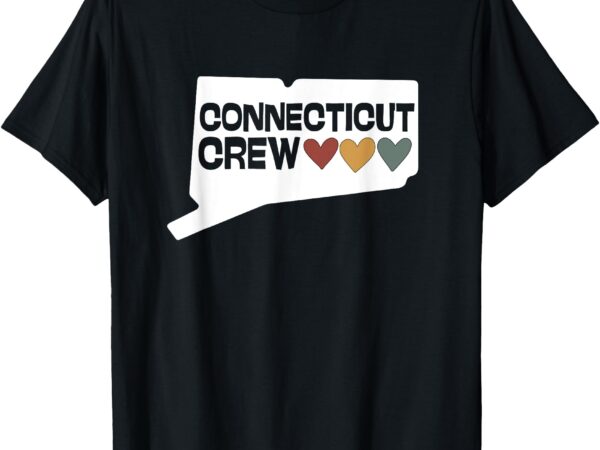 Connecticut crew hearts boys girls kids cousins t-shirt