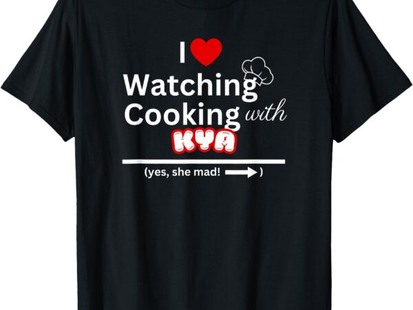 Cooking with kya tee – humorous gift t-shirt