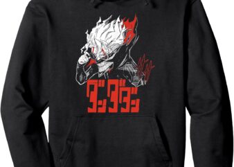 Cool Shonen Manga Anime DandaDan Graphic Adult And Kids Pullover Hoodie