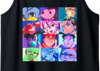 Cool Shonen Manga Anime DandaDan Japanese Anime Tank Top